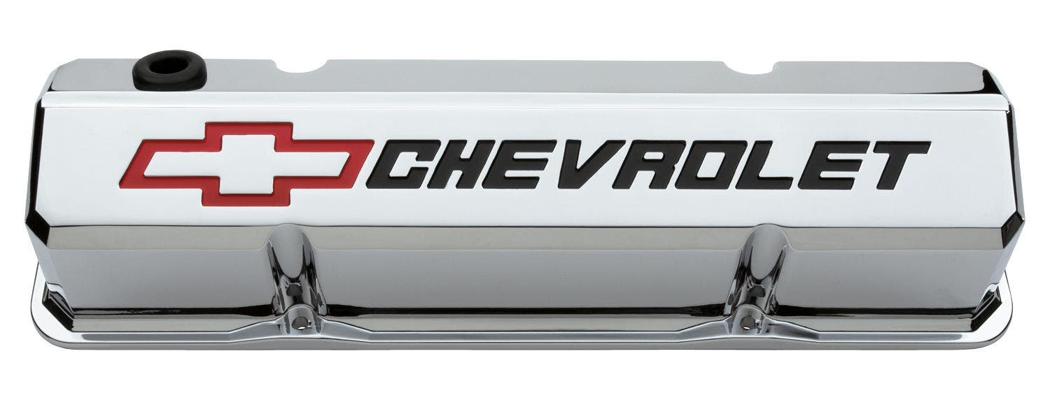 Proform 141-930 Valve Cover, Slant-Edge, Tall, Baffled, Breather Hole, Recessed