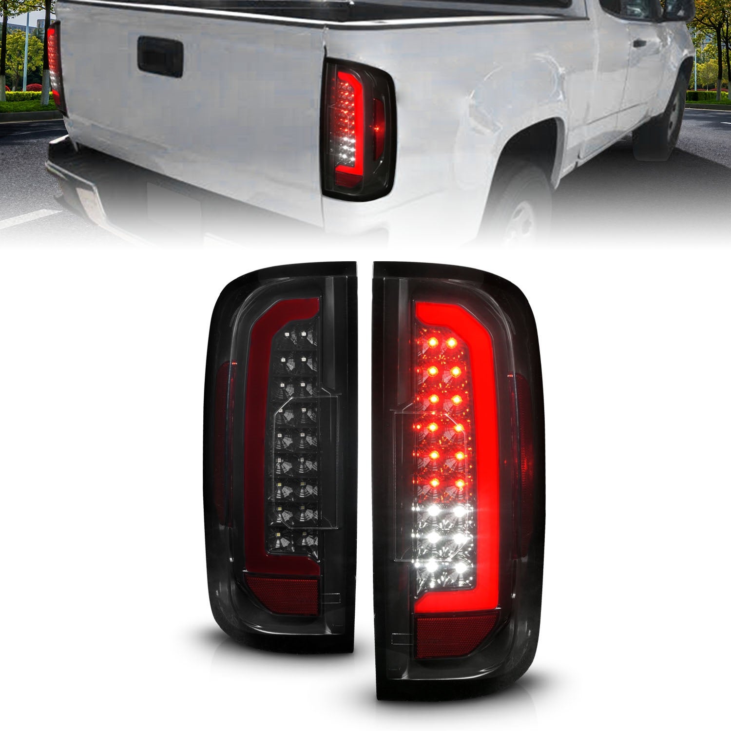 Anzo Usa 311435 Tail Light Assembly Fits 15-22 Canyon   Tail Light Assembly Fits