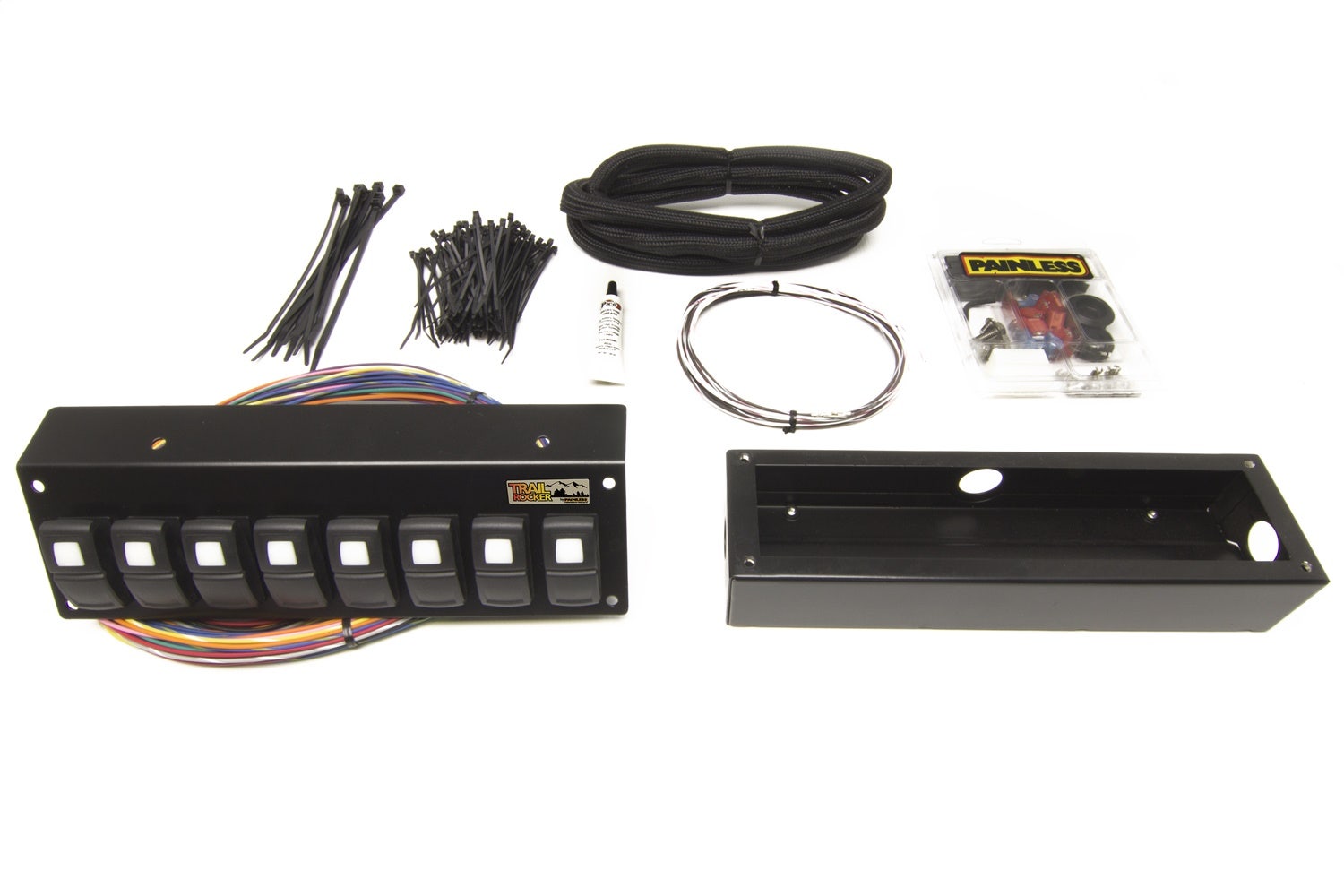 Painless Wiring 57103 Trail Rocker 8-Switch Panel   Trail Rocker 8-Switch Panel