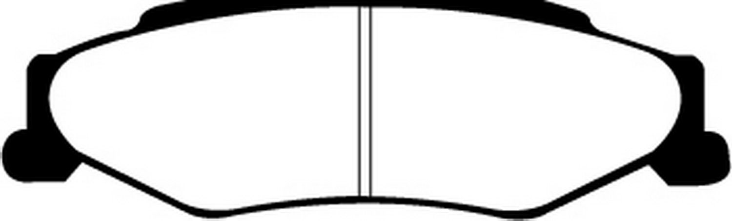 Ebc Brakes Dp31160c Redstuff Ceramic Low Dust Brake Pads Fits 97-13 Corvette Xlr