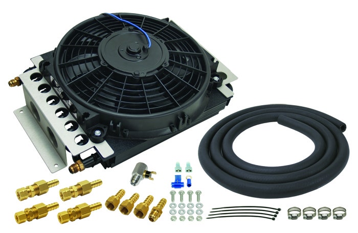 Derale 13900 Electra-Cool Remote Transmission Cooler Kit  13720 Fluid Cooler