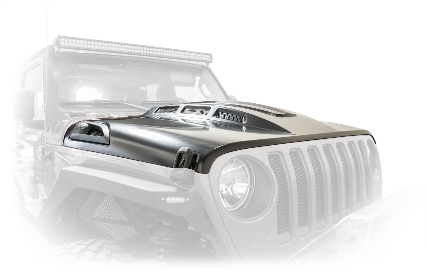 Dv8 Offroad Hdmbjl-01 Heat Dispersion Hood Fits 18-22 Gladiator Wrangler (Jl)