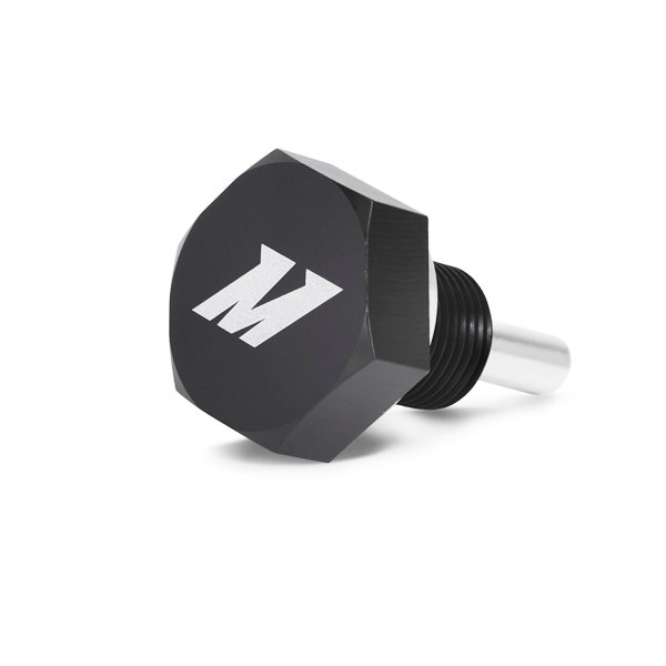 Mishimoto Magnetic Oil Drain Plug M14 X 1.25, Black  Magnetic Oil Drain Plug M14