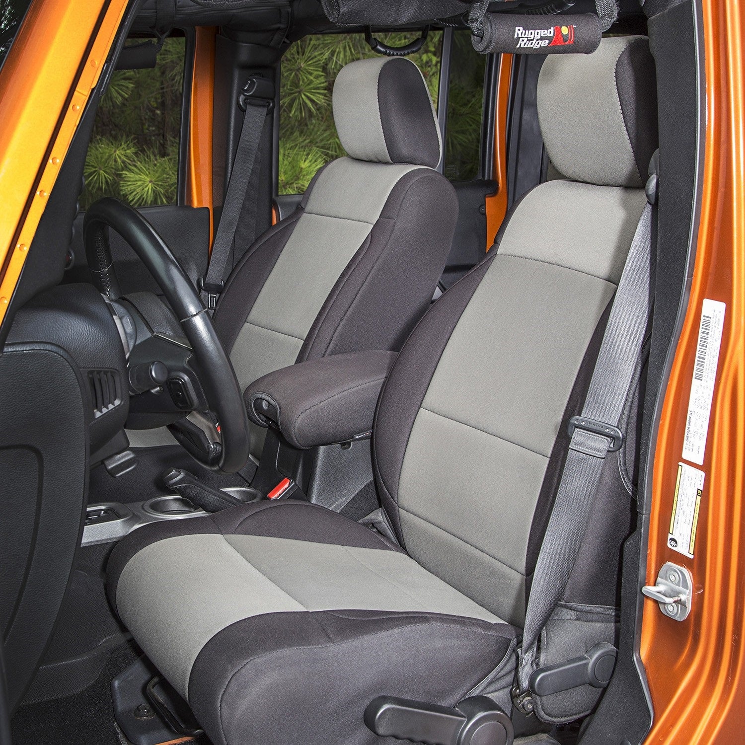 Rugged Ridge 13295.09 Seat Cover Kit Fits 07-10 Wrangler (Jk)   Seat Cover Kit