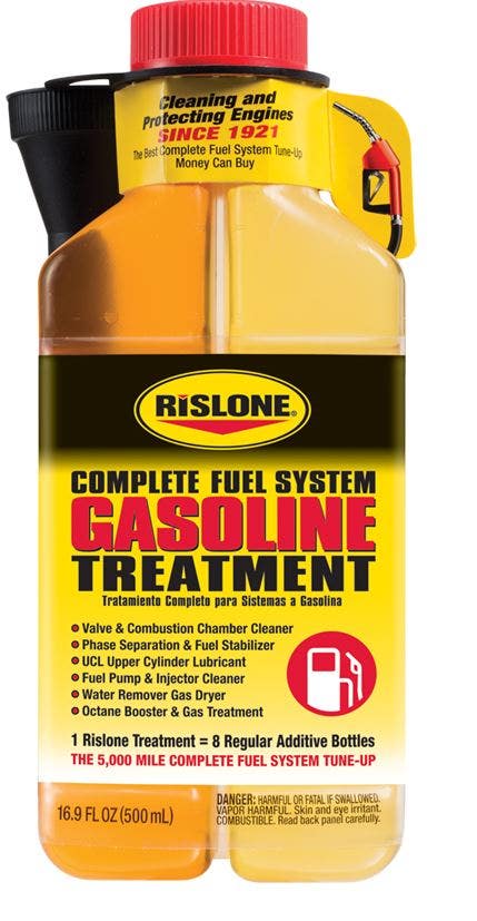 Rislone 4700 Complete Gasoline Fuel System Treatment 16.9 Oz. , Yellow Rislone