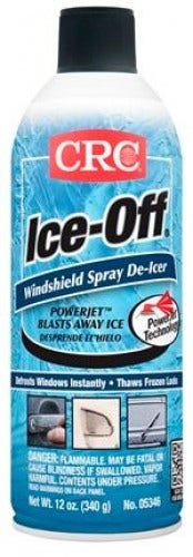 Crc Ice-Off Windshield Spray De-Icer, 12 Wt Oz, 05346  Ice-Off Windshield Spray