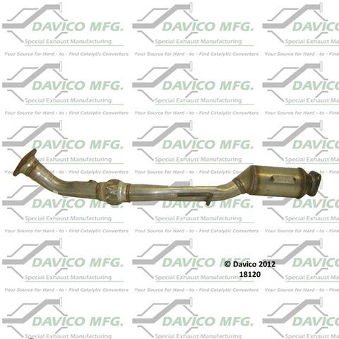 Davico Mfg Catalytic Converter P/N:18120  Catalytic Converter P/N: