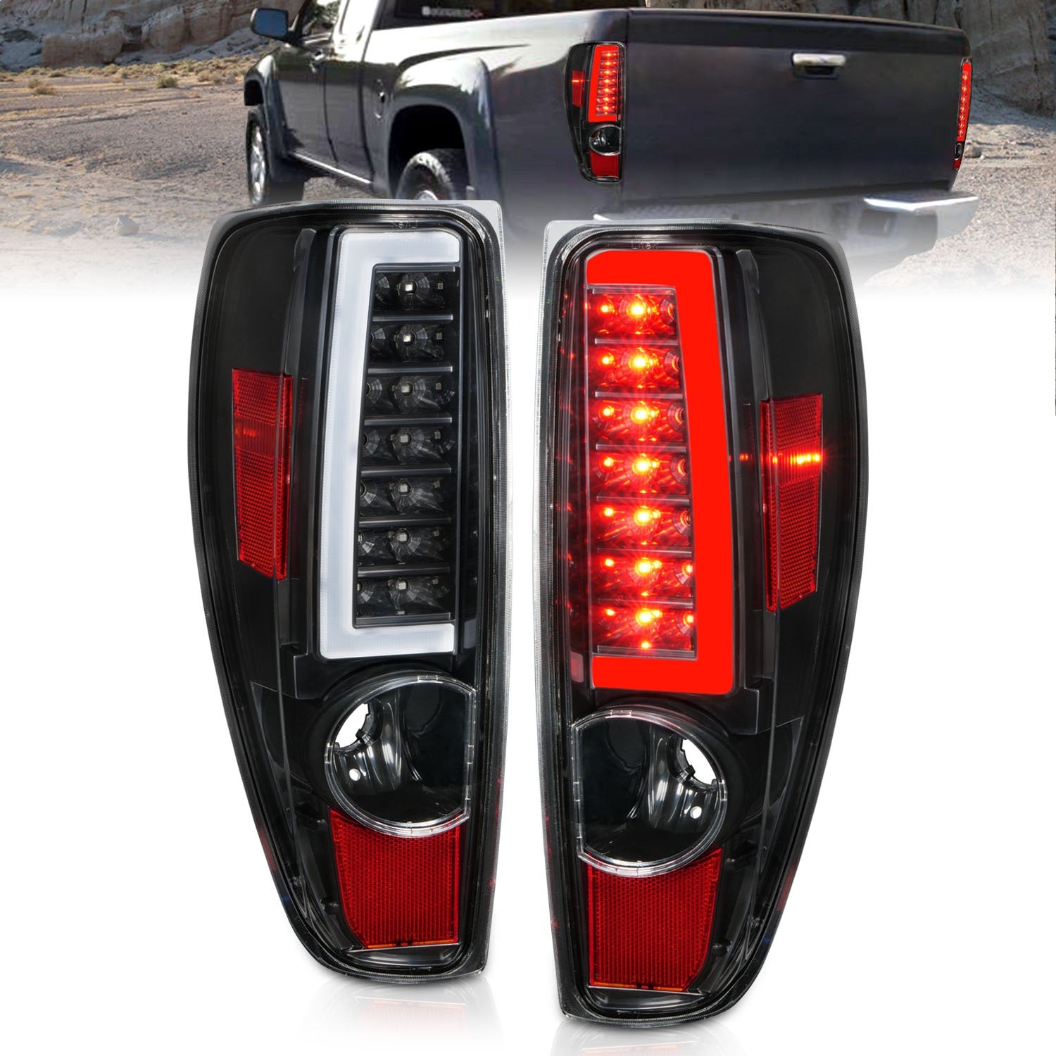 Anzo Usa 311382 Tail Light Assembly Fits 04-12 Canyon Colorado   Tail Light
