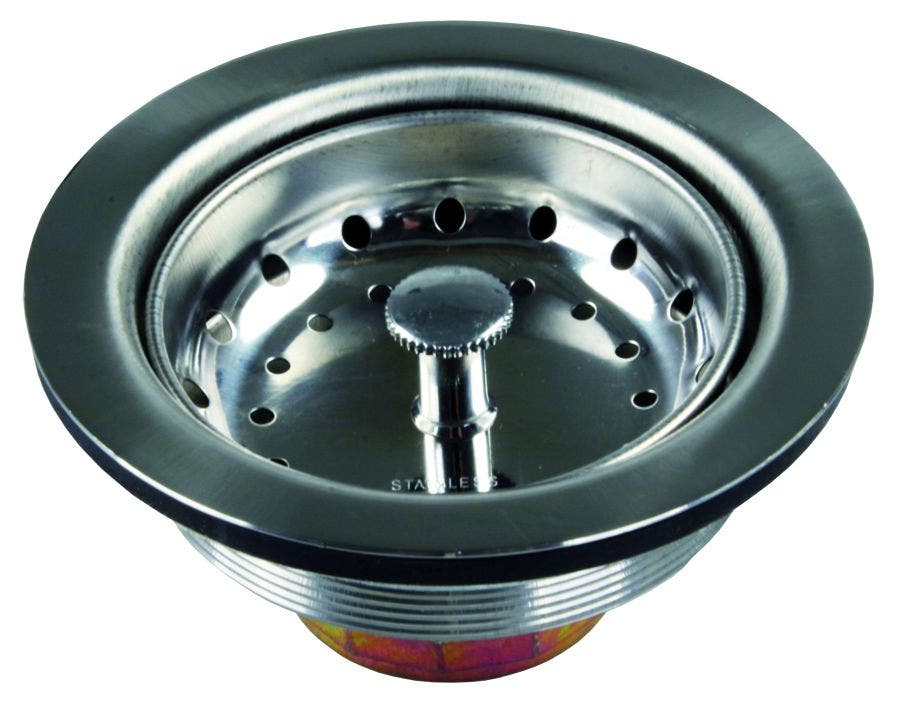 Jr Products 95295 Large Kitchen Strainer - Stainless Steel   Sink Strainer;