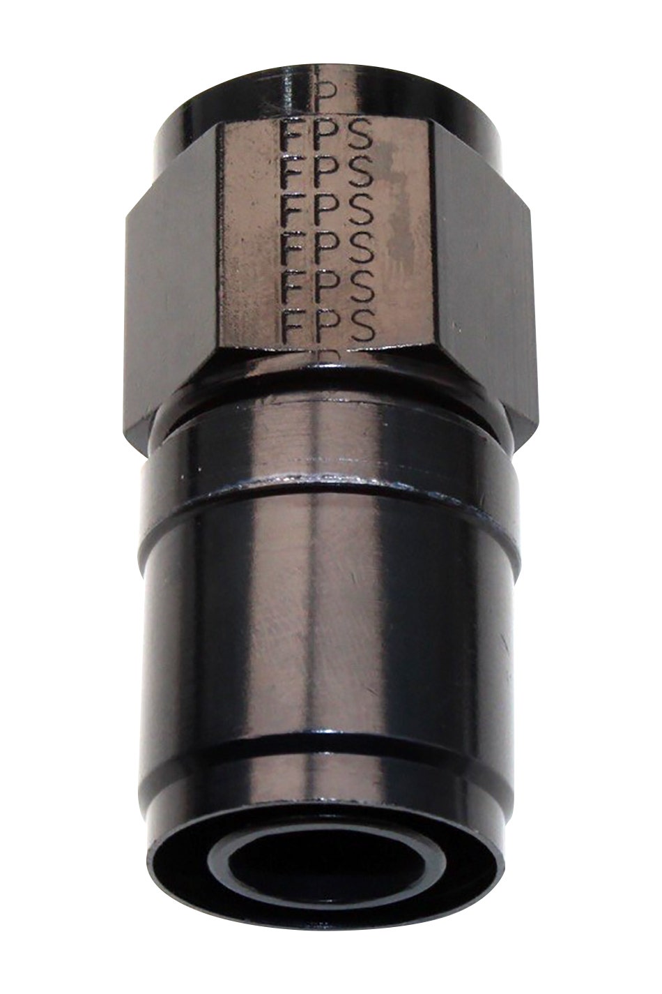 Fitting, Hose End, Crimp-On, Straight, 4 An Hose Crimp To 4 An Female, Aluminum,