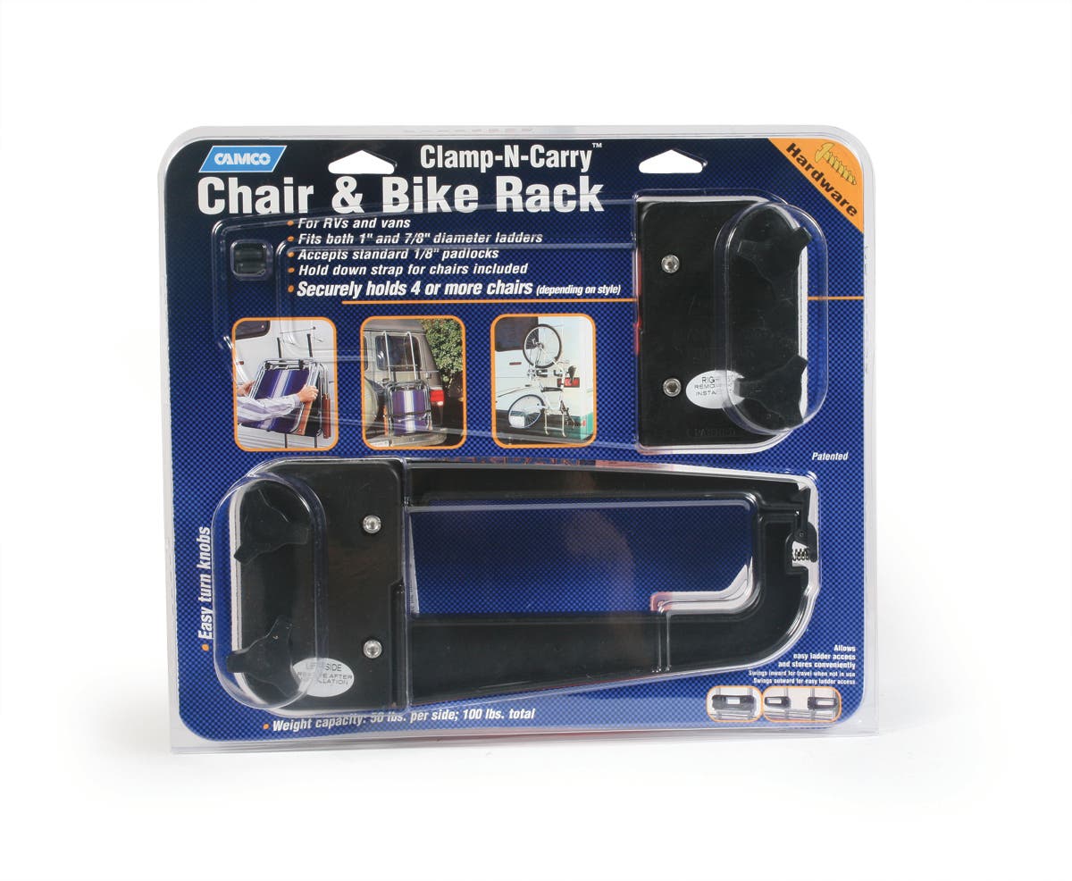 Clamp-N-Carry Chair And B   Camping Chair Storage Rack Camping Chair Holder;