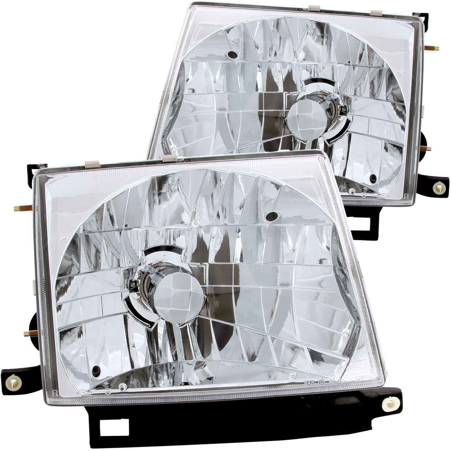 Anzo Usa 121132 Crystal Headlight Set Fits 97-00 Tacoma Anzo  Headlight Assembly