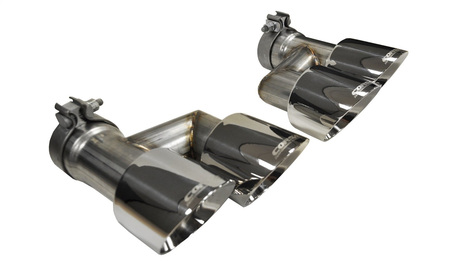 Corsa Performance 14333 Exhaust Tip Kit Fits 15-18 Mustang Corsa Exhaust