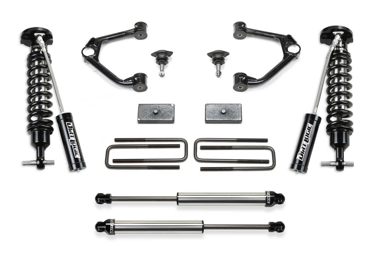 Fabtech K1127dl Budget Lift System W/Shock Fits 19-23 Sierra 1500 Silverado 1500