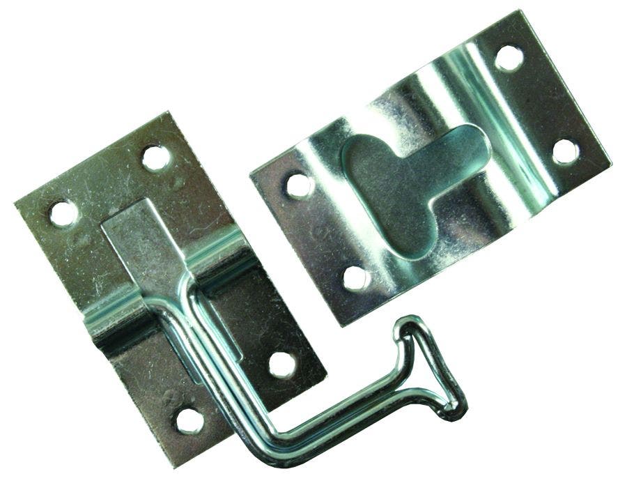 Jr Products 11775 90 Degree Zinc T-Style Door Holder   Door Catch; Used To -
