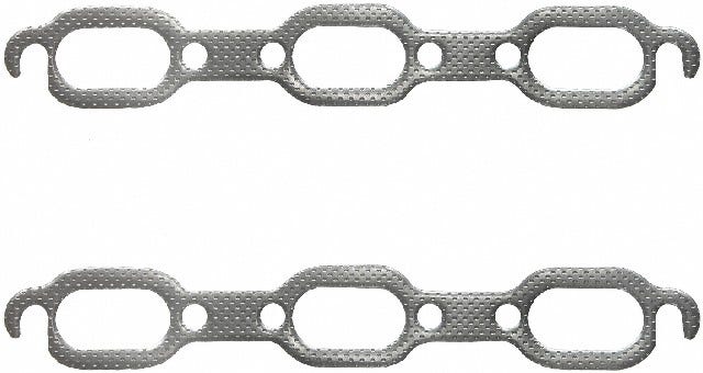 Fel-Pro Exhaust Manifold Gasket Set P/N:Ms 95446  Gaskets Ms 95444 Intake