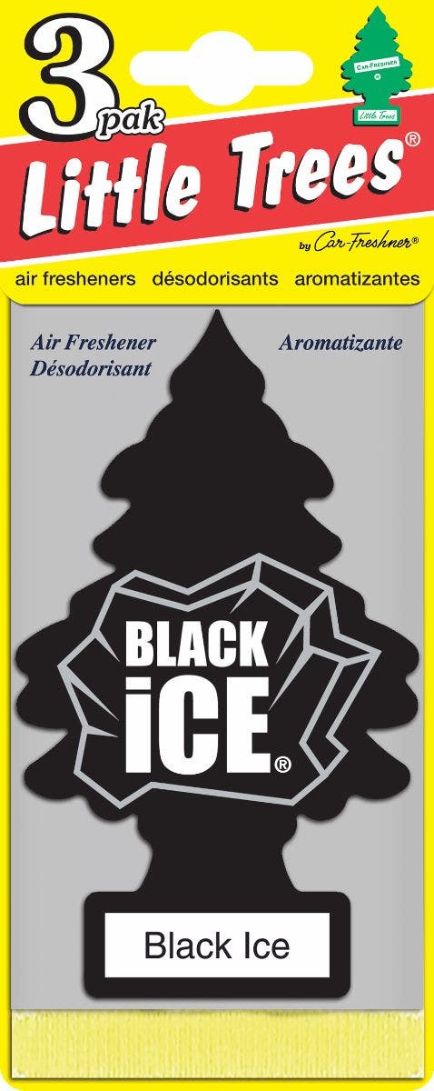Car Freshener U3s32055 Black Ice Air Freshener - Pack Of 3 Car Freshener
