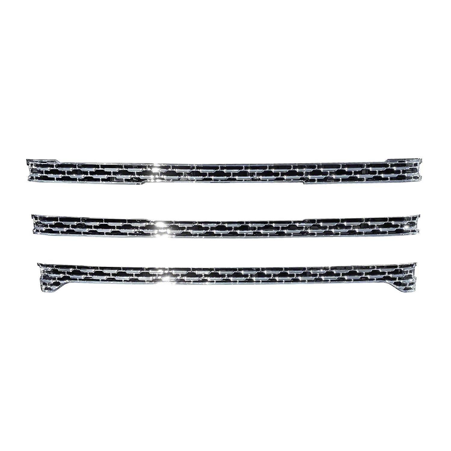 Gi 20-22 Sierra Chrome Mesh Bar 3Pc Gi 20-22 Sierra Chrome Mesh Bar 3Pc