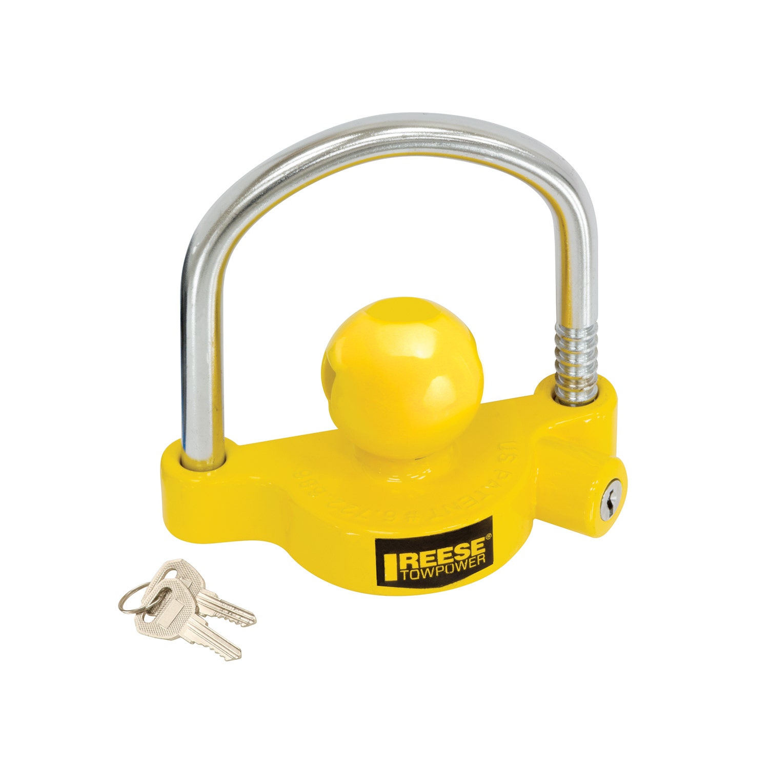 Reese Towpower 72783 Coupler Lock, Adjustable Storage Security, Heavy-Duty