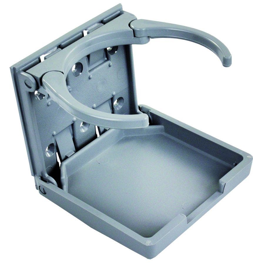 Jr Products 45622 Gray Adjustable Cup Holder   Cup Holder; Mount Location -