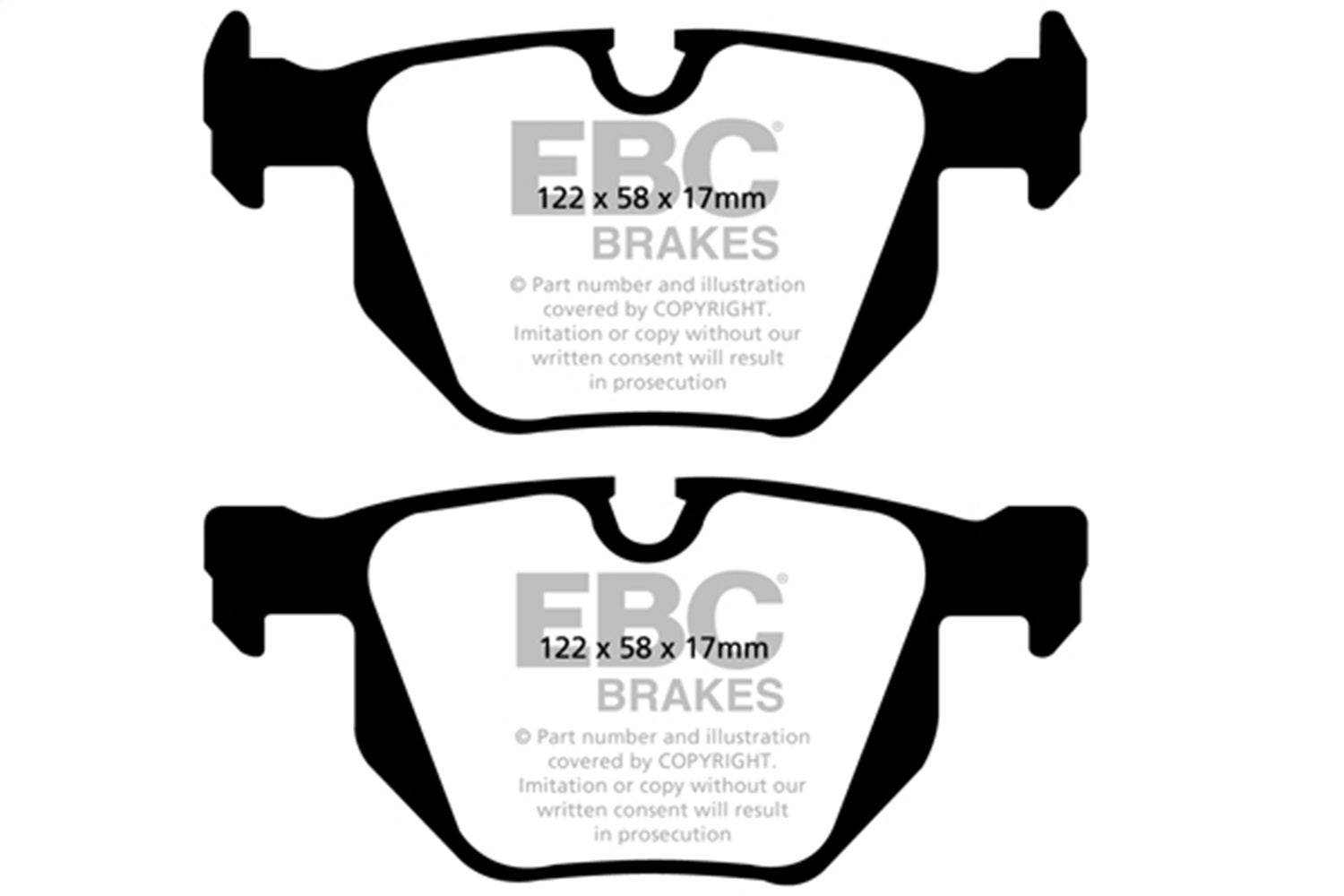 Ebc Brakes Dp51588ndx Bluestuff Ndx Full Race Brake Pads   Bluestuff Ndx Full
