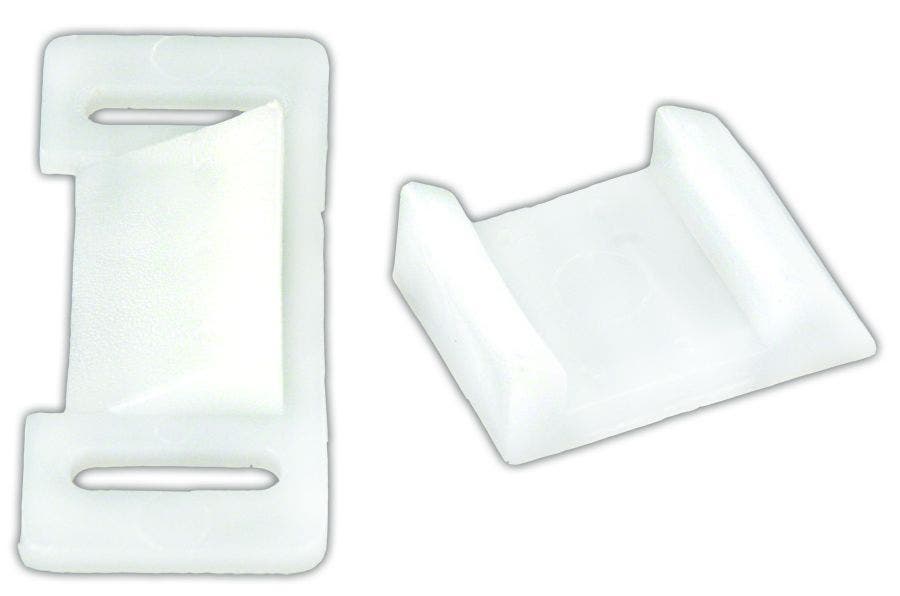 Jr Products 71005 Cabinet Drawer Lock   Drawer Stop; Color - White
