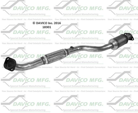 Davico Mfg Catalytic Converter P/N:18301  Catalytic Converter P/N: