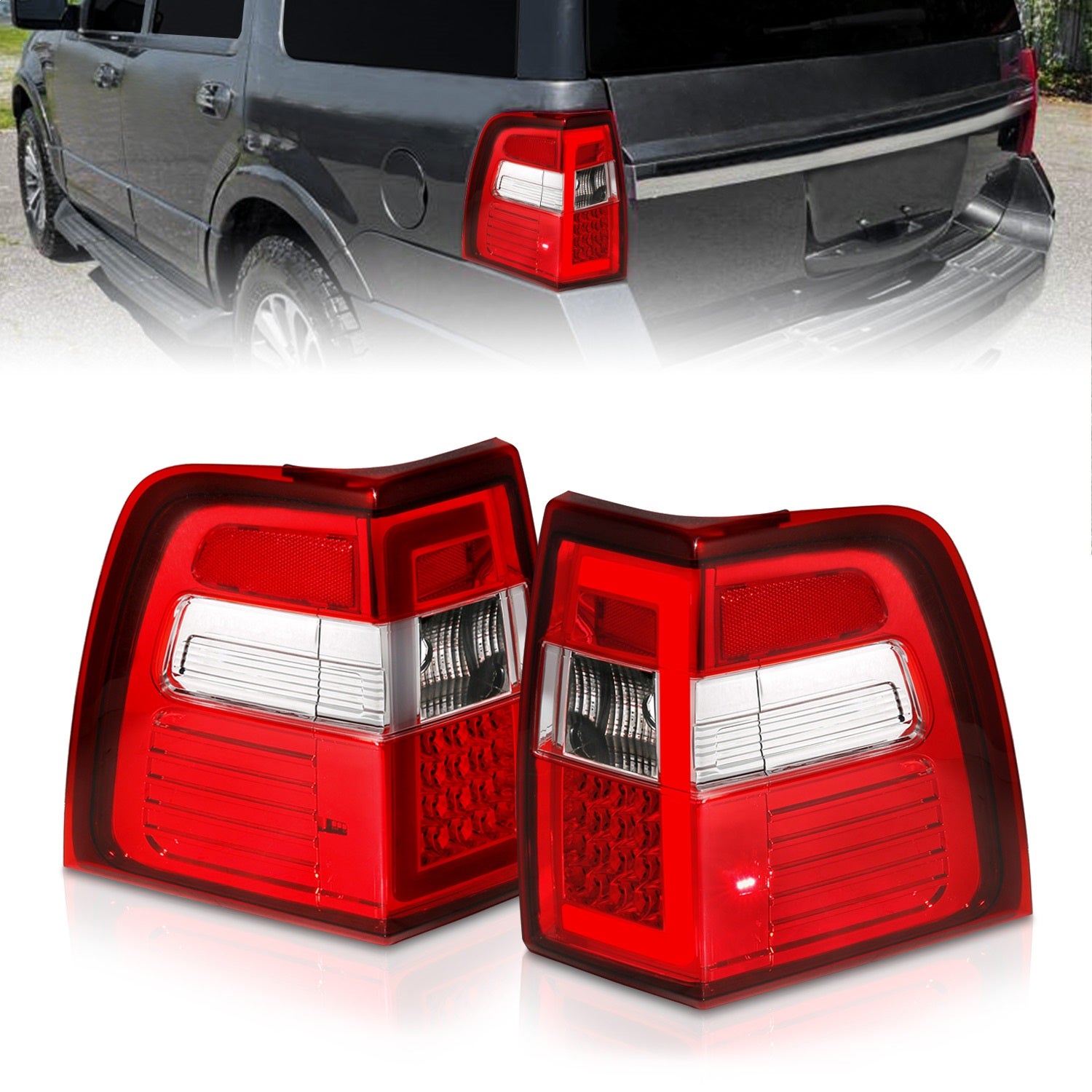 Anzo Usa 311410 Tail Light Assembly Fits 07-17 Expedition   Tail Light Assembly