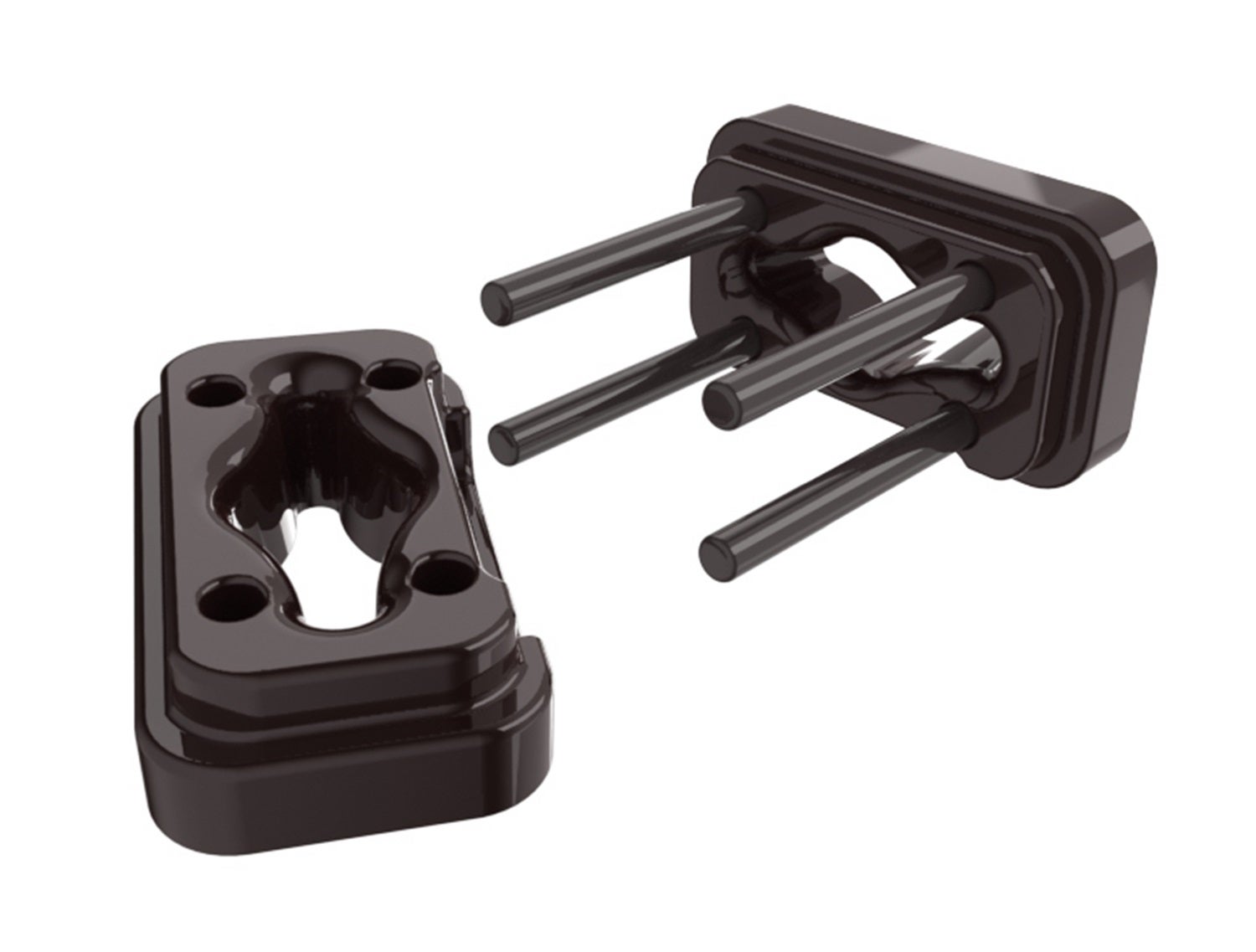 Prothane 4-508-Bl Motor Mount Insert Kit Fits 04-08 Ram 2500 Ram 3500   Motor