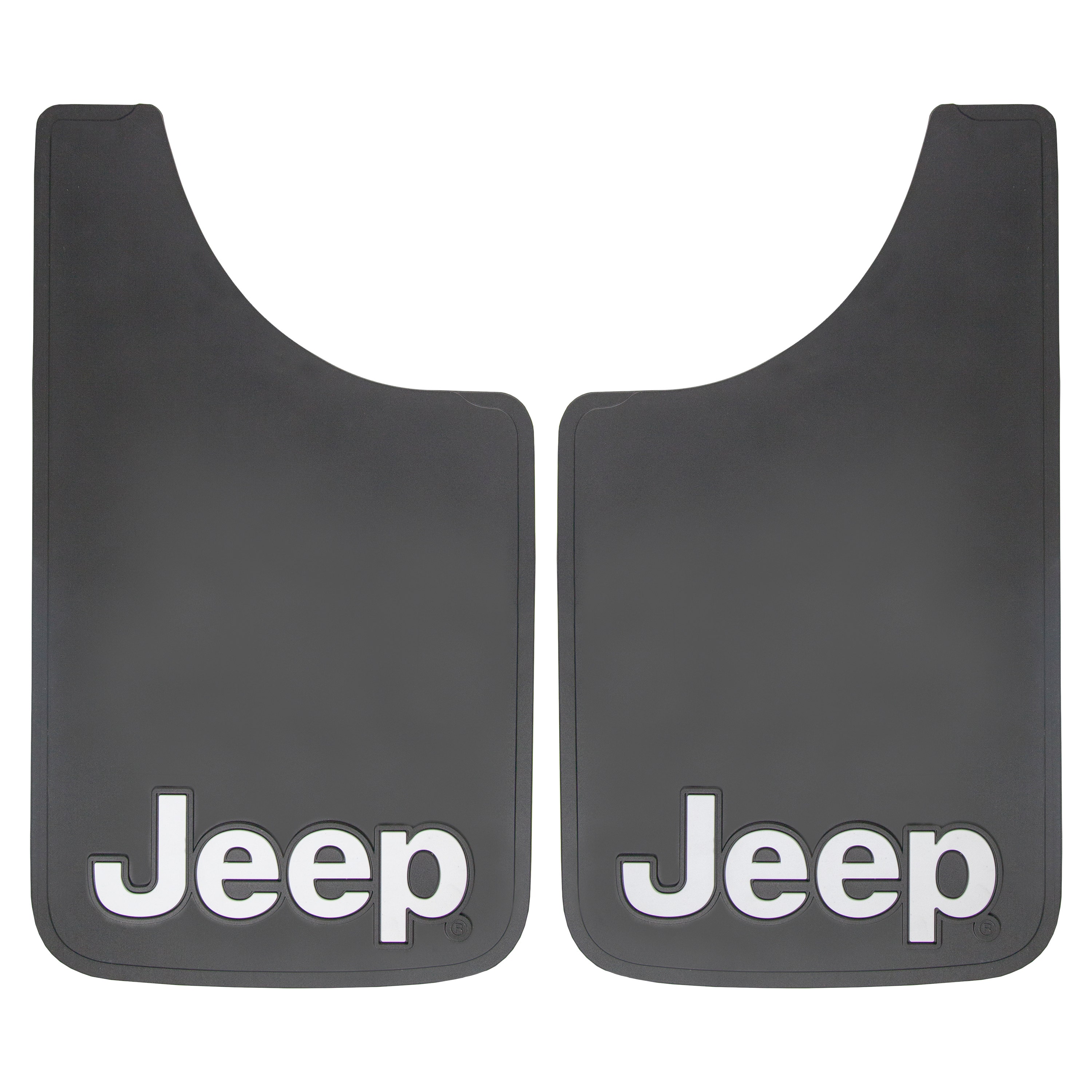 Plasticolor Jeep 11X19 Mud Guards, 11" X 19" Mud Guards (000542R01)   Mud Flap
