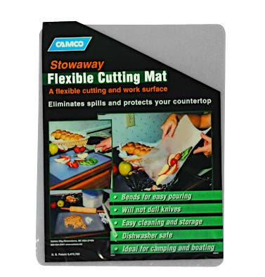 Camco 43770 Stowaway Flexible Cutting Mat   Cutting Board; Compatibility -