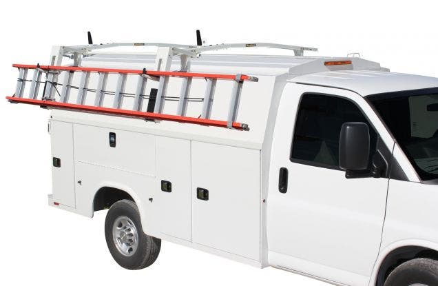 Kargo Master 47973 Ladder  Ez-Lodown (Tm) Ladder Rack  Color/ Finish - White