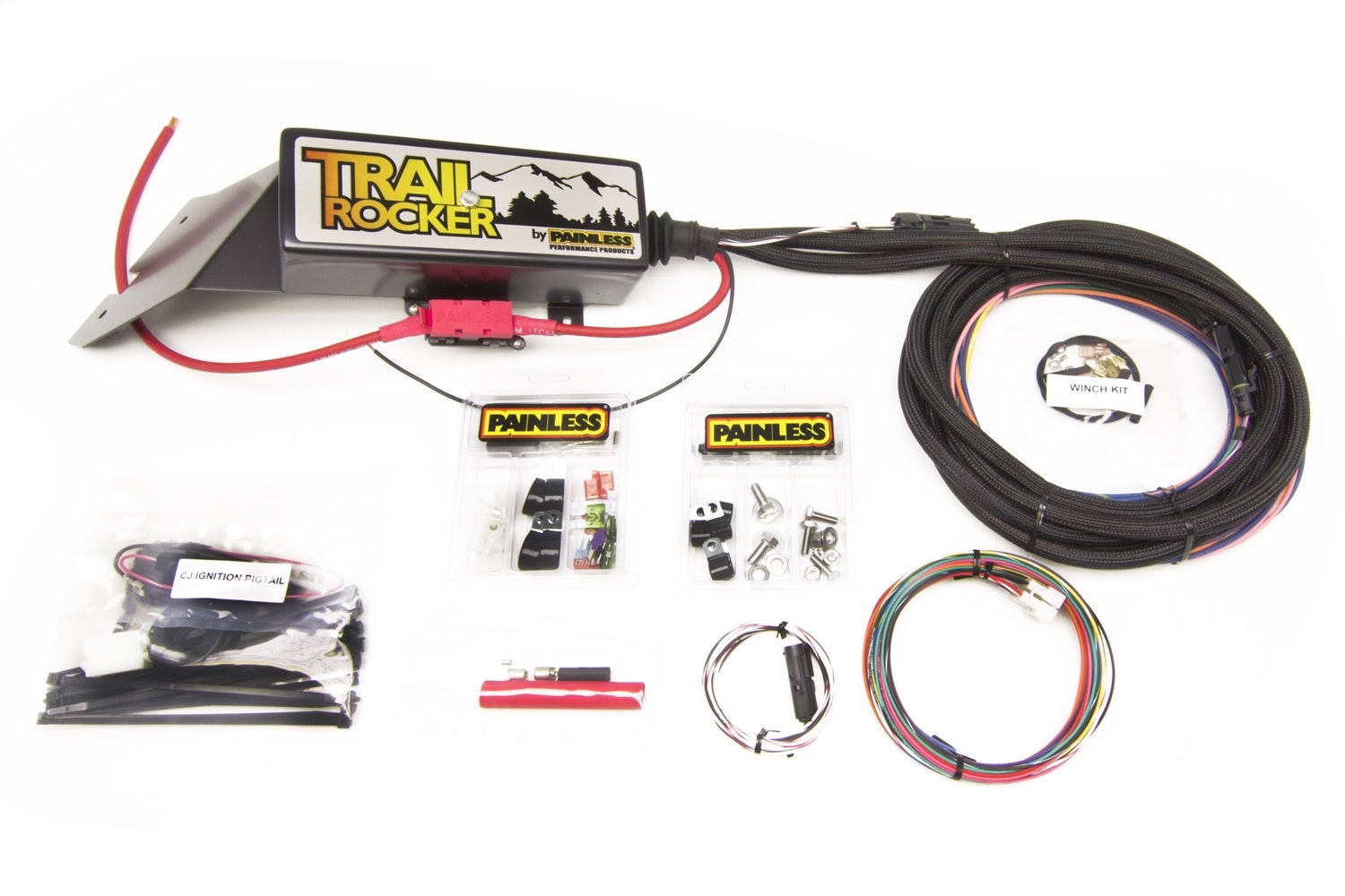 Painless Wiring 57024 Trail Rocker System Kit Fits 76-86 Cj5 Cj7 Scrambler