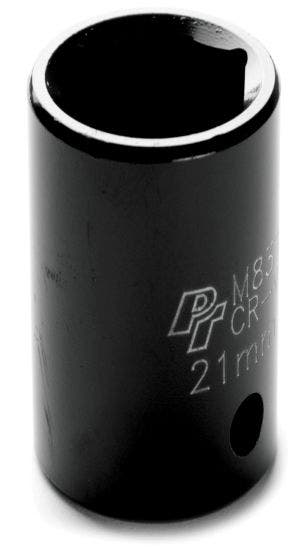 Performance Tool M831 1/2 Dr. 6-Point Impact Socket, 21Mm   1/2 Dr. 6-Point