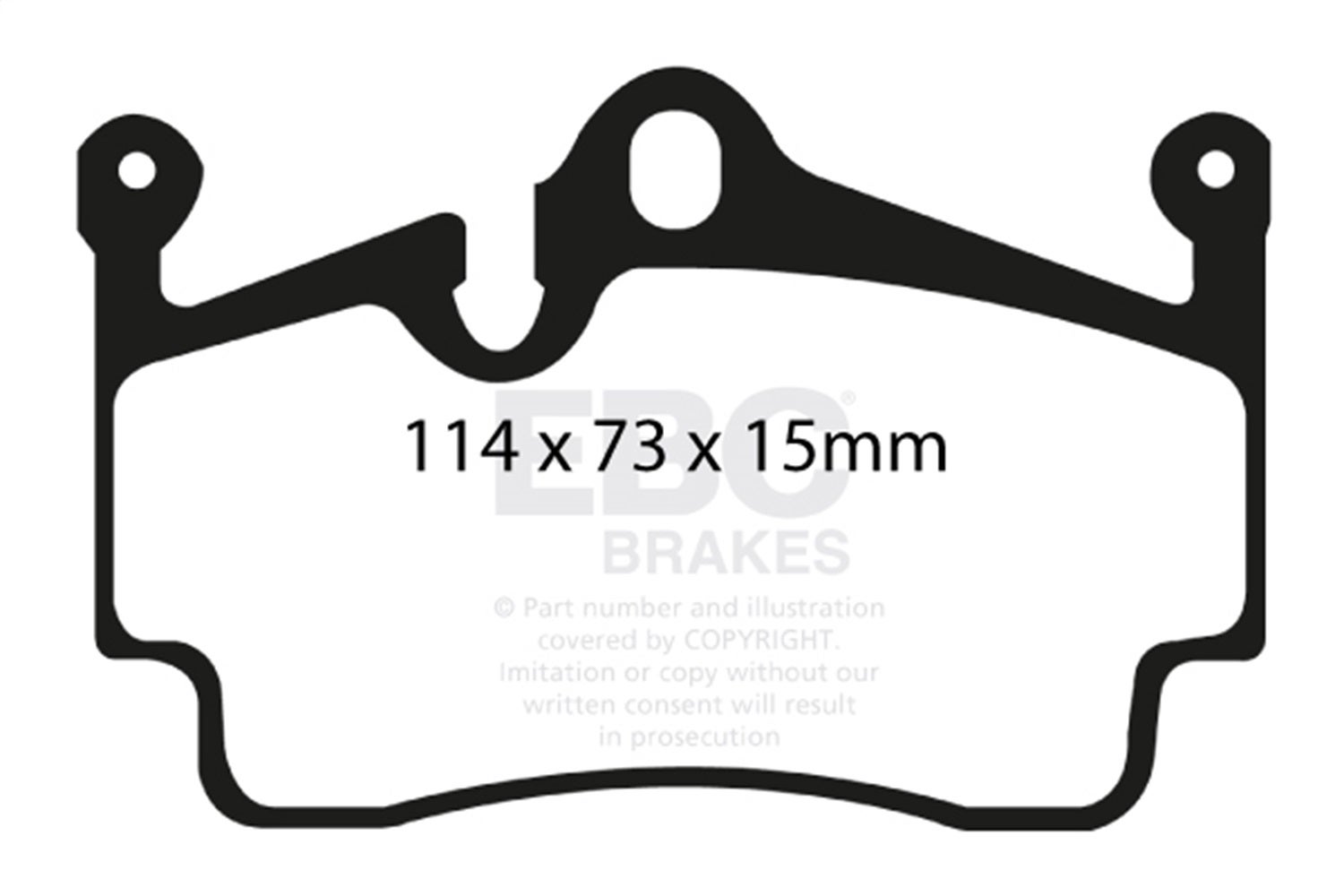 Ebc Brakes Dp41920r Yellowstuff Street And Track Brake Pads   Yellowstuff Street