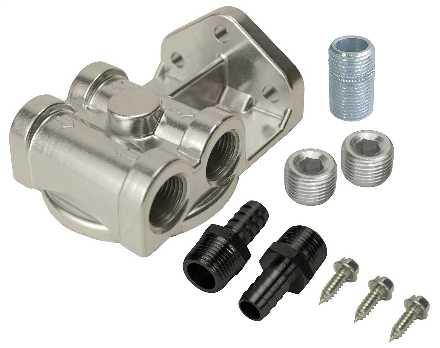 Derale 15709 Engine Oil Filter Remote Mounting Kit   Engine Oil Filter Remote