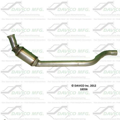 Davico Mfg Catalytic Converter P/N:18356  Catalytic Converter P/N: