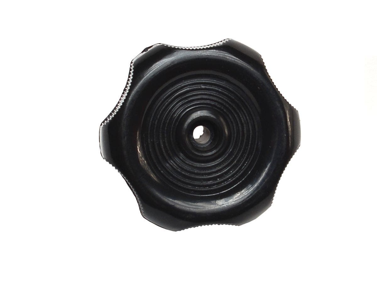 Rv Designer H711, Plastic Window Knob, 2-1/4 Inch Diameter, 1/2 Inch Shaft,