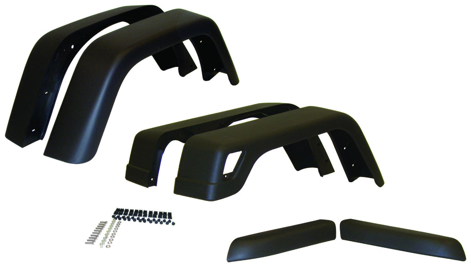 Crown Automotive 55254918K76 Fender Flare Kit Fits 97-06 Wrangler (Tj) Crown