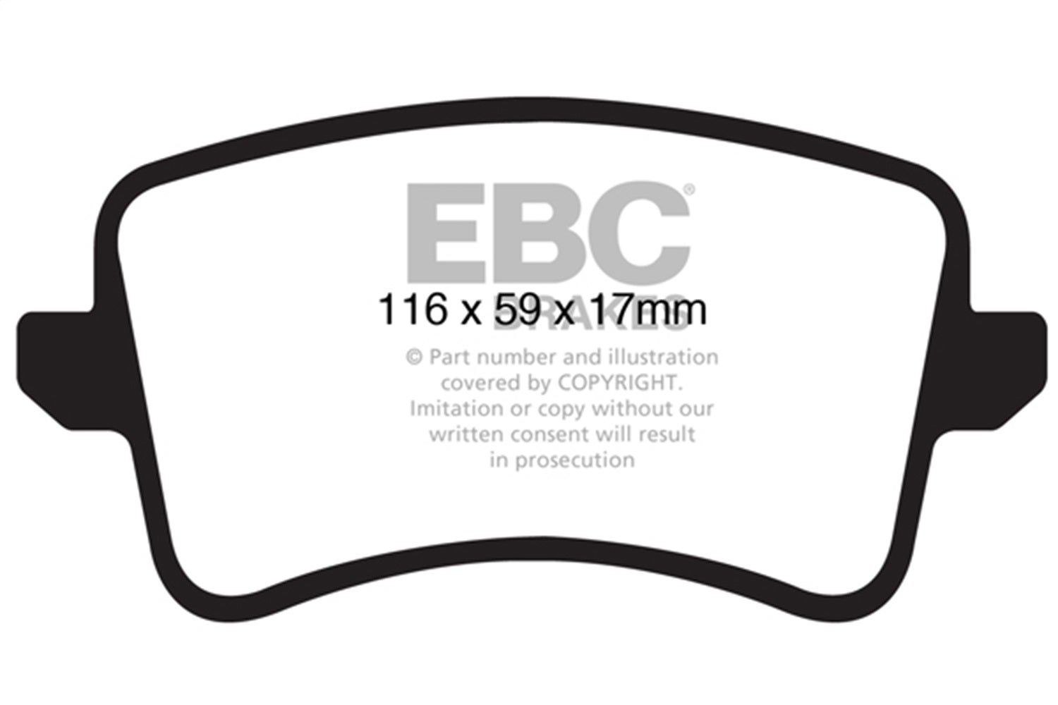 Ebc Brakes Ud1386 Ultimax  Brake Pads   Ultimax  Brake Pads
