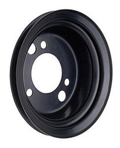 Trans-Dapt 9817 Chrome Single Groove Crankshaft Pulley Trans Dapt 9714 Auto