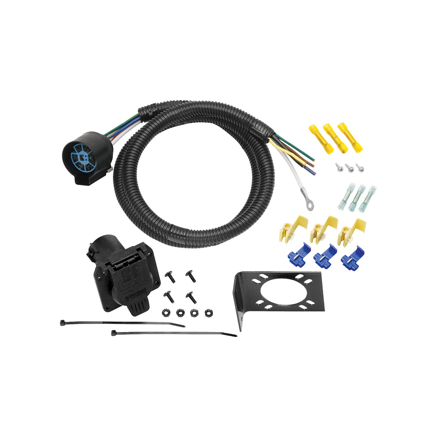 Tow Ready 20224 Car End Wiring   Trailer Wiring Connector; Lead Length - 4 Feet,
