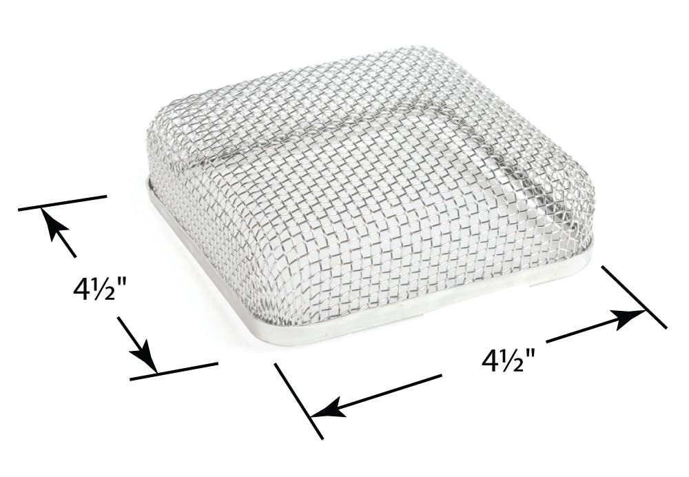 Camco 42150 Flying Insect Screen - Wh 200,4.5" X 4.5" X 1.3"   Bug Screen - Rv