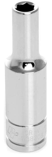 Performance Tool W38308 6-Point Socket, 3/8" Drive, 1/4"   6-Point Socket, 3/8
