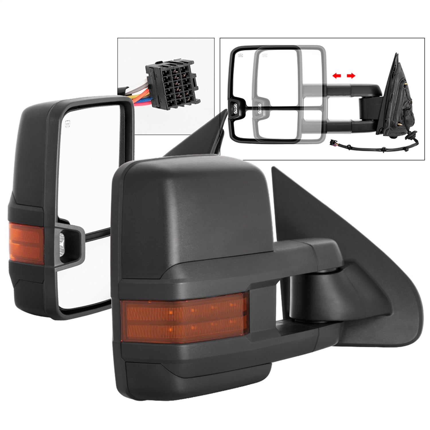 Spyder Auto 9936708 Xtune Door Mirror Set   Xtune Door Mirror Set