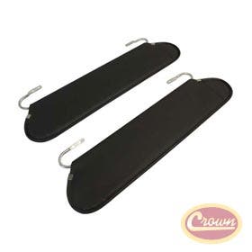 Sun Visor Set Pr.-Gray Crown Automotive  Sun Visor Sun Visor Interior; Finish -