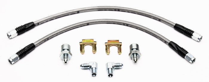 Wilwood 2208307 Flexline Kit  Flexline Brake Line  Length - 18 Inch, Fitting