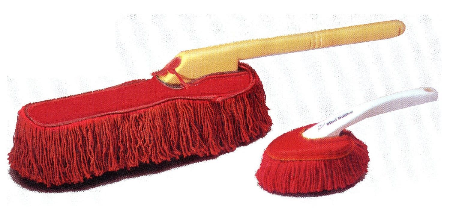 Ca Car Duster Detail Kit   Car Duster; Length - 14 Inch, Color - Red, Material -