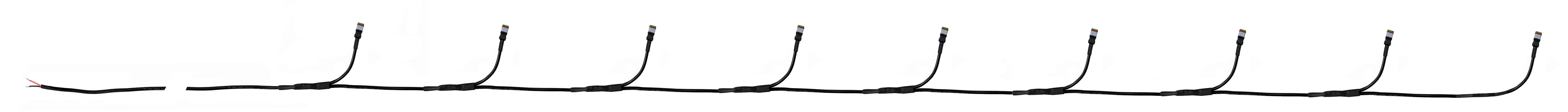 Quake Led Qlb1005 10 Pod Power Wire Harness 12 Foot   10 Pod Power Wire Harness