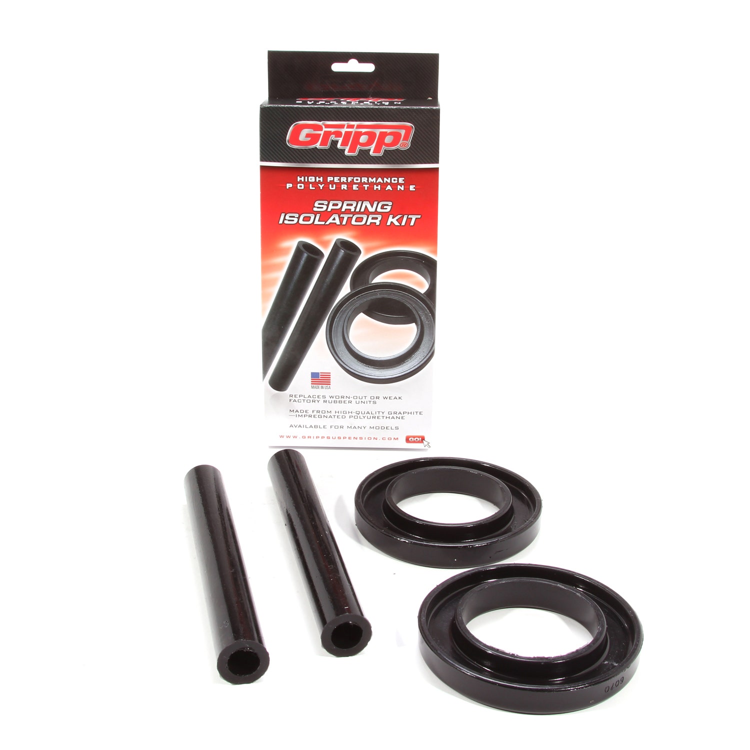 Bbk Performance 2545 Gripp Polyurethane Coil Spring Isolators Fits Mustang Bbk